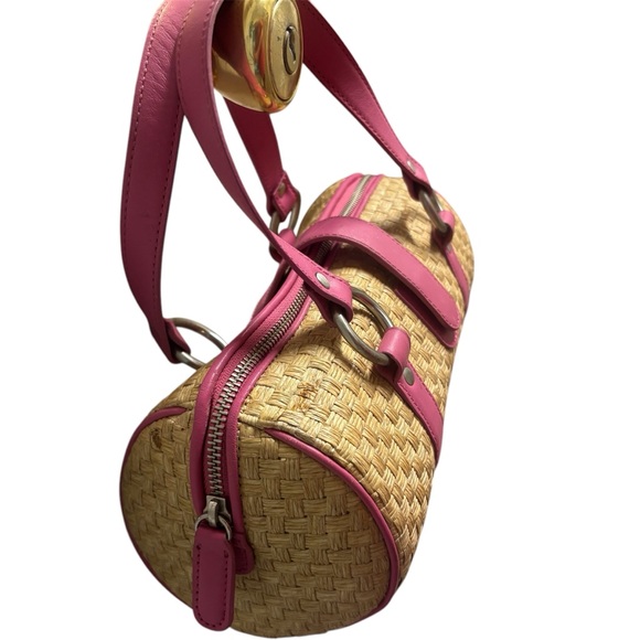 Preston & York Pink and Tan Woven Bag - Picture 4 of 10